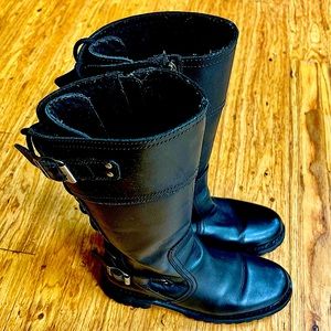 Ladies, Harley-Davidson Women's Alexa Back Lace Leather Motorcycle Boots D85167